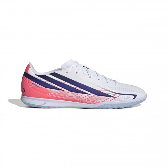 Adidas F50 Hyperfast Club IN - Branco/Roxo/Rosa